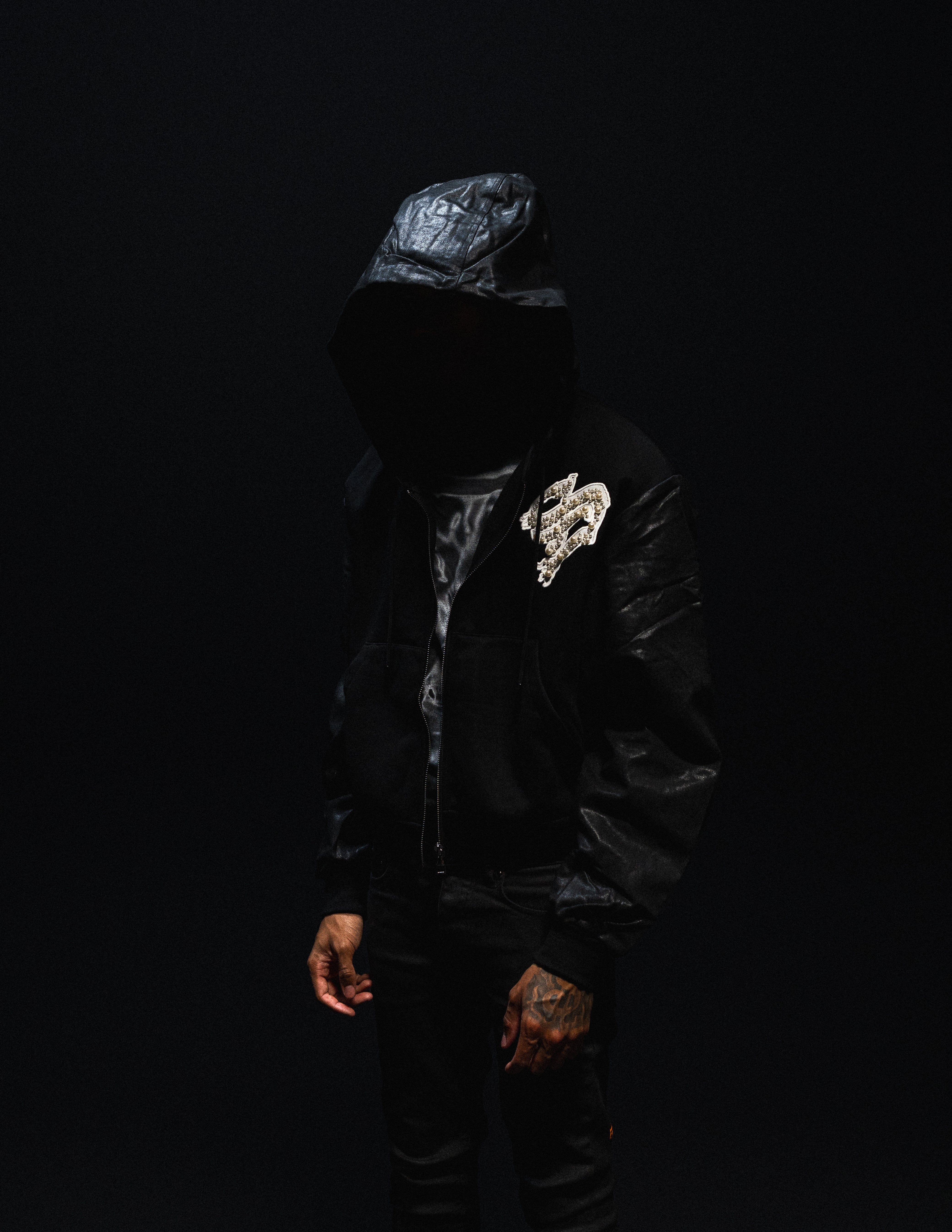 Double Black Wax Denim Jacket