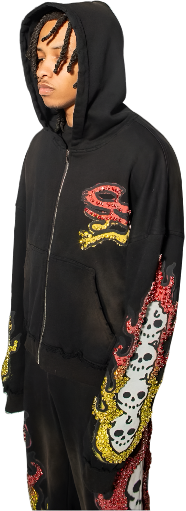 Black Dead Flame Jacket