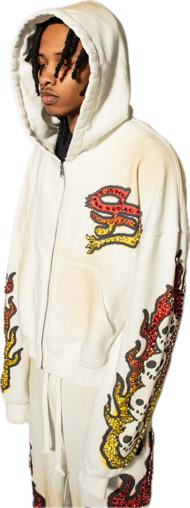 White Dead Flame Jacket