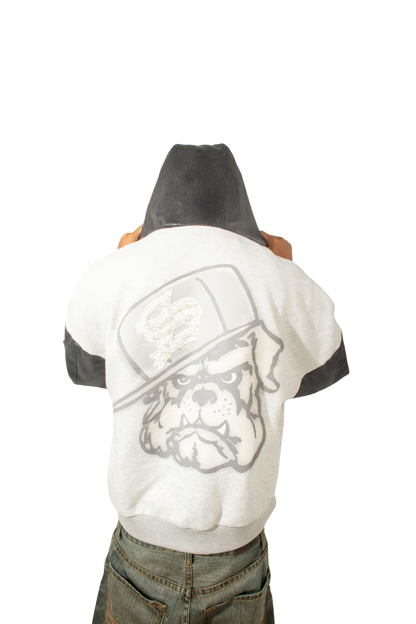 Black Wax Coated Denim Jacket